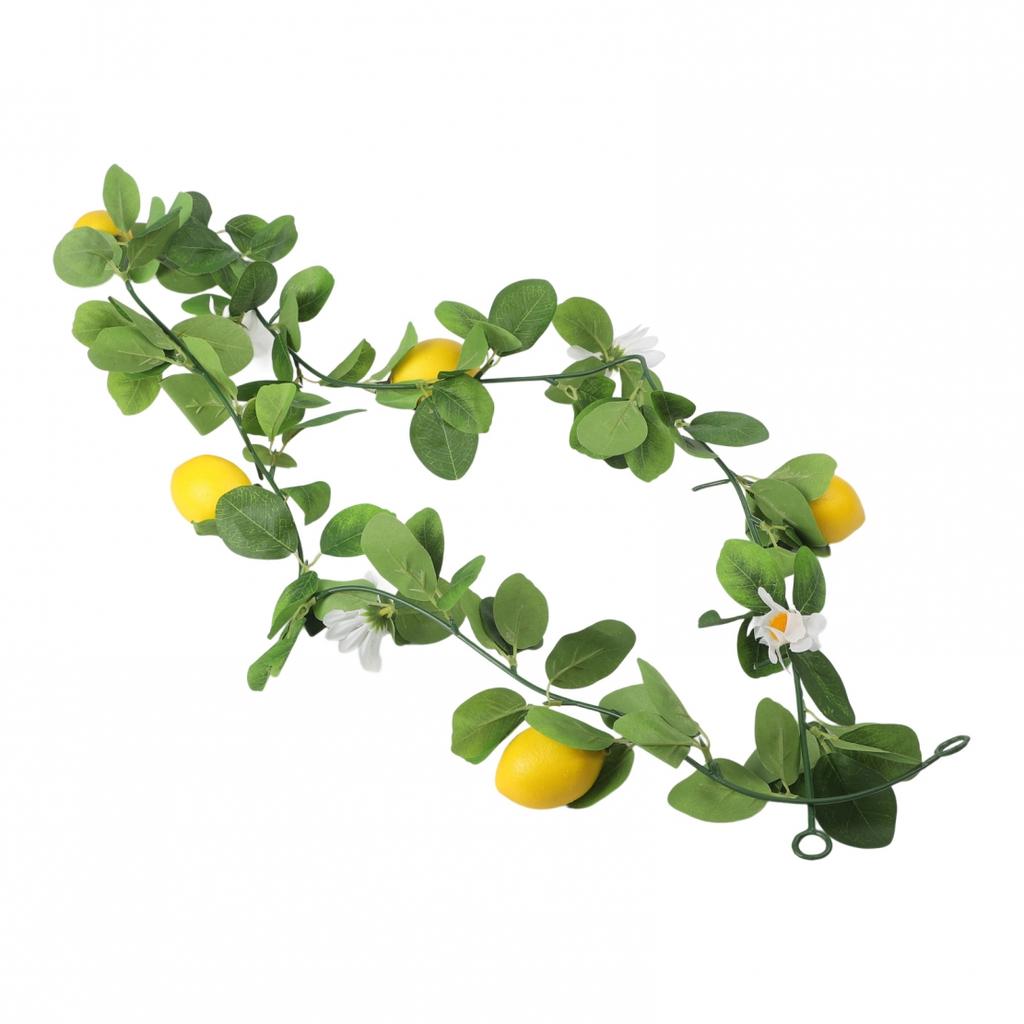 Realistic Green Lemon Vine 200cm Decorative Plant for Air Conditioning Ducts