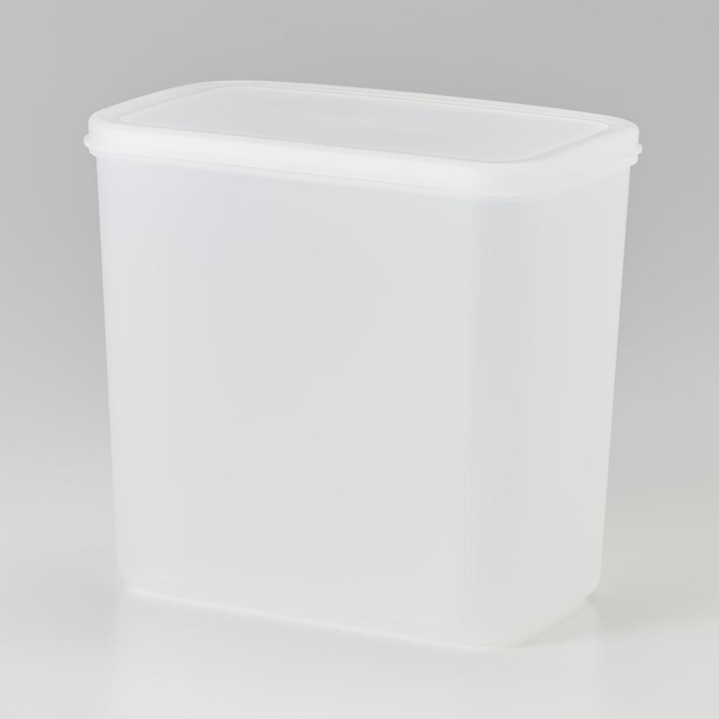 MUJI Powder Storage MDB69A8A Container, Semi-Transparent, 1.5L,