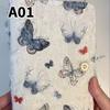 Butterfly Flower Pattern A5 Binder Photo Album Kpop Idol Photo Card Collection Books Loose-Leaf Album Photocard Holder Gift