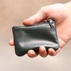 Simple Ultra Soft Coin Purse Retro Waterproof Zipper Wallet Lightweight Credit Card Holder Coin Storage