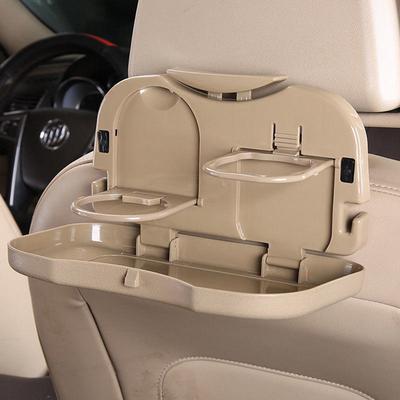 Klappbarer Auto-Rücksitztisch, Getränkehalter, Essensbecher, Tablett, Ständer, Schreibtisch