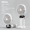 New Wind Cooling Handheld Mini USB Rechargeable Cute Fan Portable 5 Speed Personal Pocket Handheld with Hook &Screen