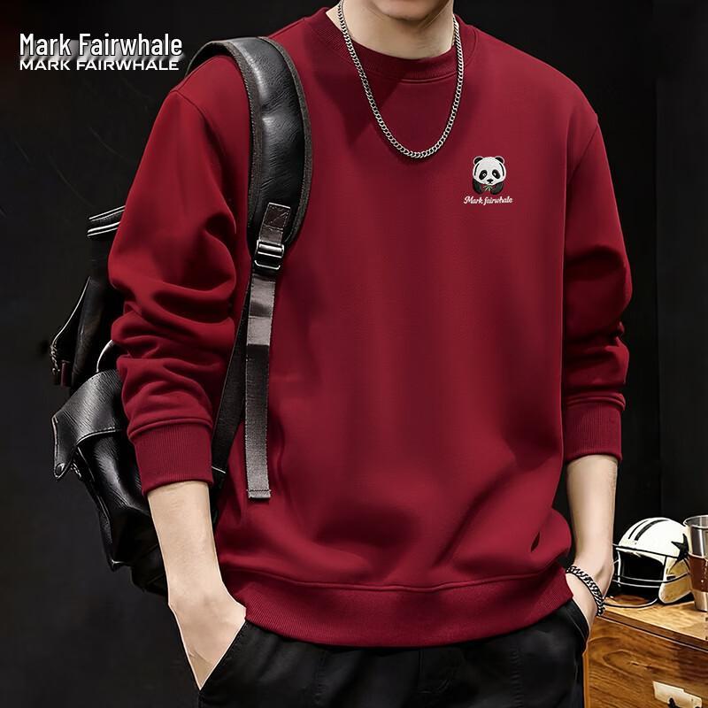 Mark Fairwhale Men's Chinese Style Loose Fit Graphic Sweatshirt
