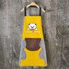 With Hand Towel Kitchen Apron Waterproof Restaurant Uniform Household Antifouling Apron  Barber