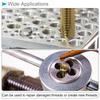 CoCud Metric Tap and Die Set, M14 X 2 Thread, Titanium Coated, Spiral Point Screw Tap, Round Thread Cutting Tool Kit for Tapping and Correction, 1 Set