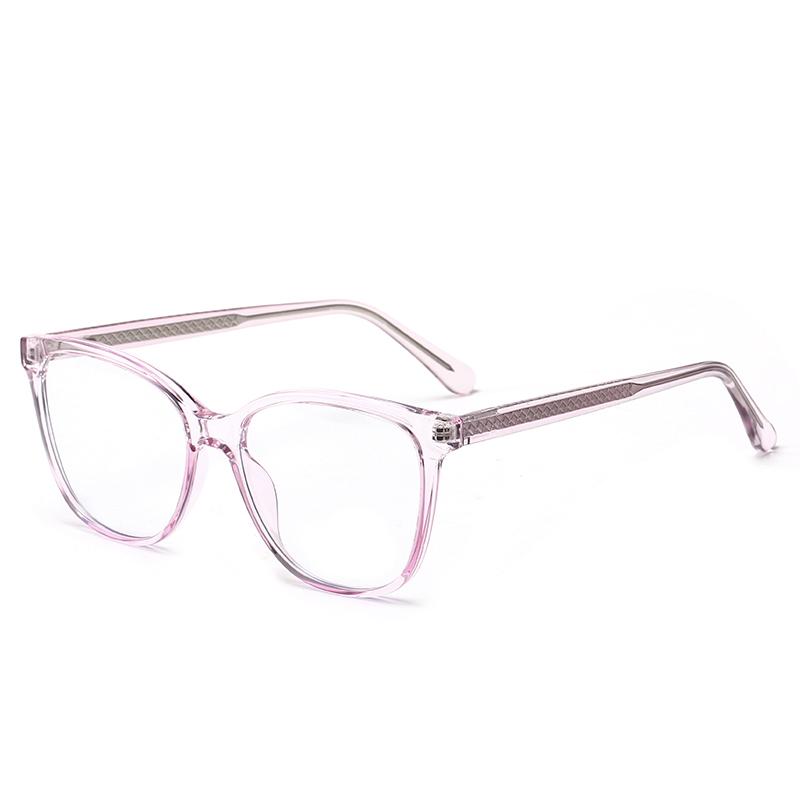 Spring Leg Blue Light Blocking Oval Myopia Eyeglasses With Degree Fashion TR90 Women Minus Sight Eyeglasses 0 -0.5 -0.75 To -6.0