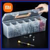 Xiaomi Conjunto de Caixas de Armazenamento de Peças de Ferramentas 1/7pcs Organizador de Ferramentas com Múltiplos Compartimentos, Caixa de Classificação para Parafusos, Chaves Inglesas, Acessórios de Ferragens e Brinquedos