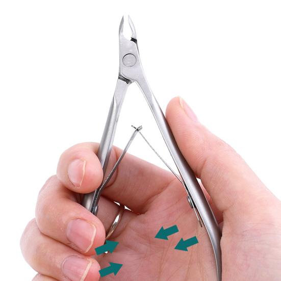 

Триммер для кутикулы из нержавеющей стали Yousheng, устойчивый к ржавчине, легко очищаемый, точный лезвийный маникюрный щипчик для удаления кутикулы для ухода за ногтями и кожей D