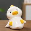 Ceramic Duck Miniature Figurine Statue Pet Duck Landscape Decoration  Kids Birthday Gift