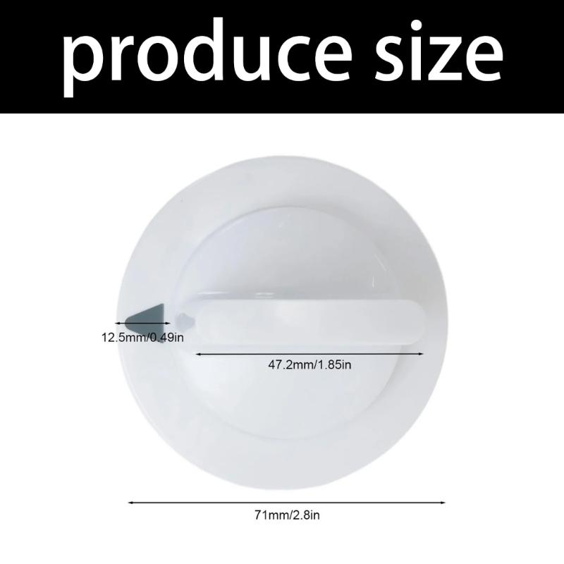 Pack of 4 Dryer Control Knobs with Reinforced Construction Replacement Part for Ensuring Long Lasting Performances
