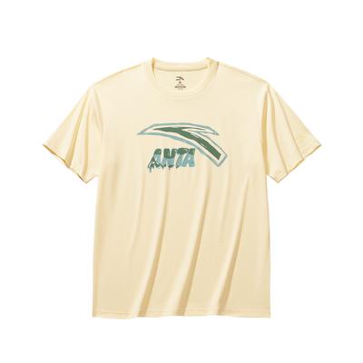 Casual Loose Life Short Sleeve Knit Top T-Shirt Summer 2026 Unisex Tops Banana-Yellow 972628117-2