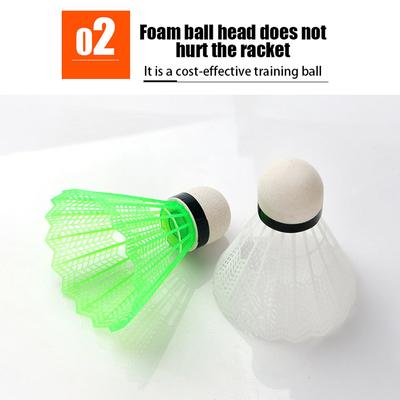 6ks Přenosné barevné badmintonové míčky Badminton Travel Out Produkty Sportovní trénink Péráky Venkovní potřeby