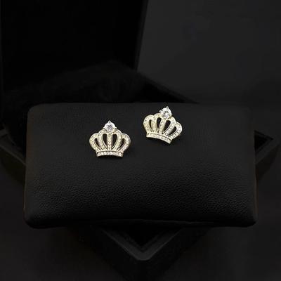 Broches Exquises Mignonnes Couronne Creuse Cristal Zircon pour Hommes Femmes Broche Costume Veste Bijoux Personnalité Simple Accessoires