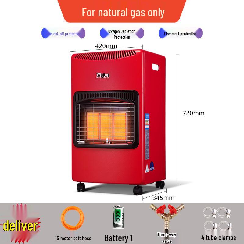 Комнатный энергосберегающий быстро нагревающийся обогреватель-плита на природном и сжиженном газе