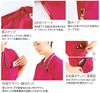 Medical Wear Unisex Scrub Coat WH11485 Medical Use Size L (Navy)