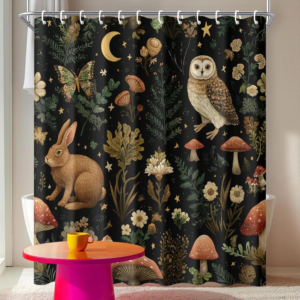 Color Block Duschvorhang 72x72 Zoll Lebendiges Retro Geometrisches Badezimmerdekor Moderner Pop-Art-Stil Wasserdichter Stoffvorhang