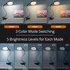 Xiaomi Schreibtischlampen LED Buchlicht USB Wiederaufladbar Leselicht Warm Kaltweiß Tageslicht Tragbar Flexibel Einfacher Clip Nachtleselampe