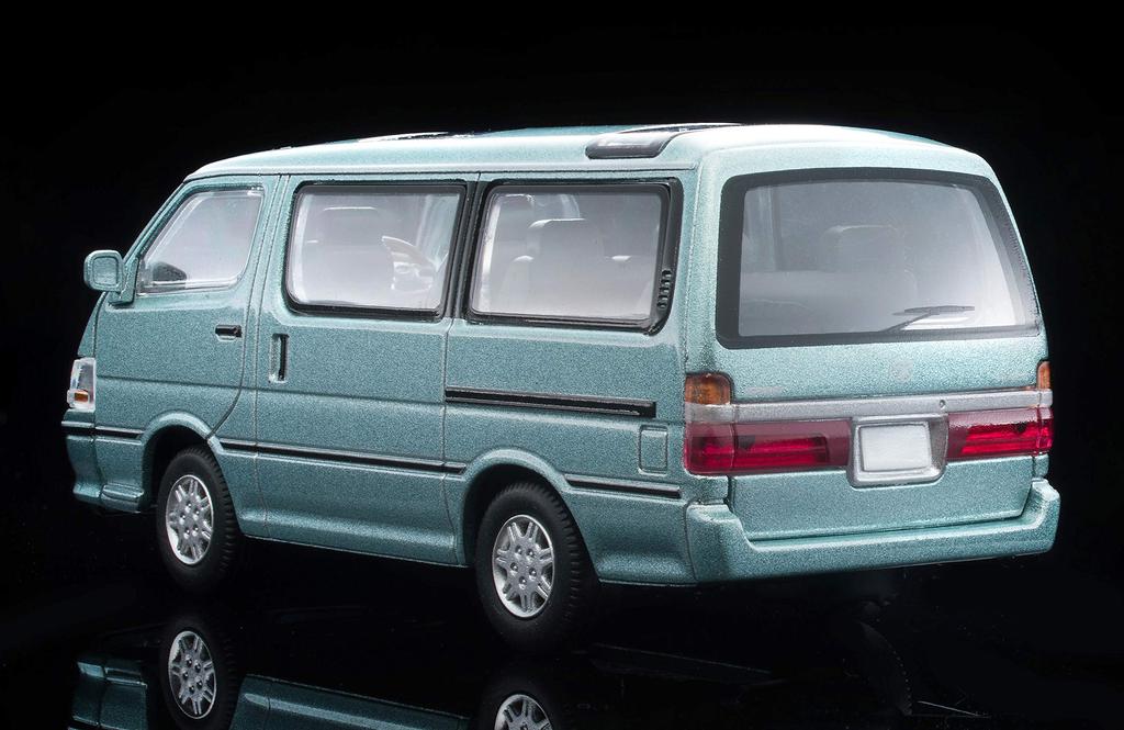 Tomytec Tomica Limited Vintage Neo Scale Toyota Hiace Wagon Super Custom G Light Finished 312475 1/64 LV-N216b (2002 Model), Green, Model,