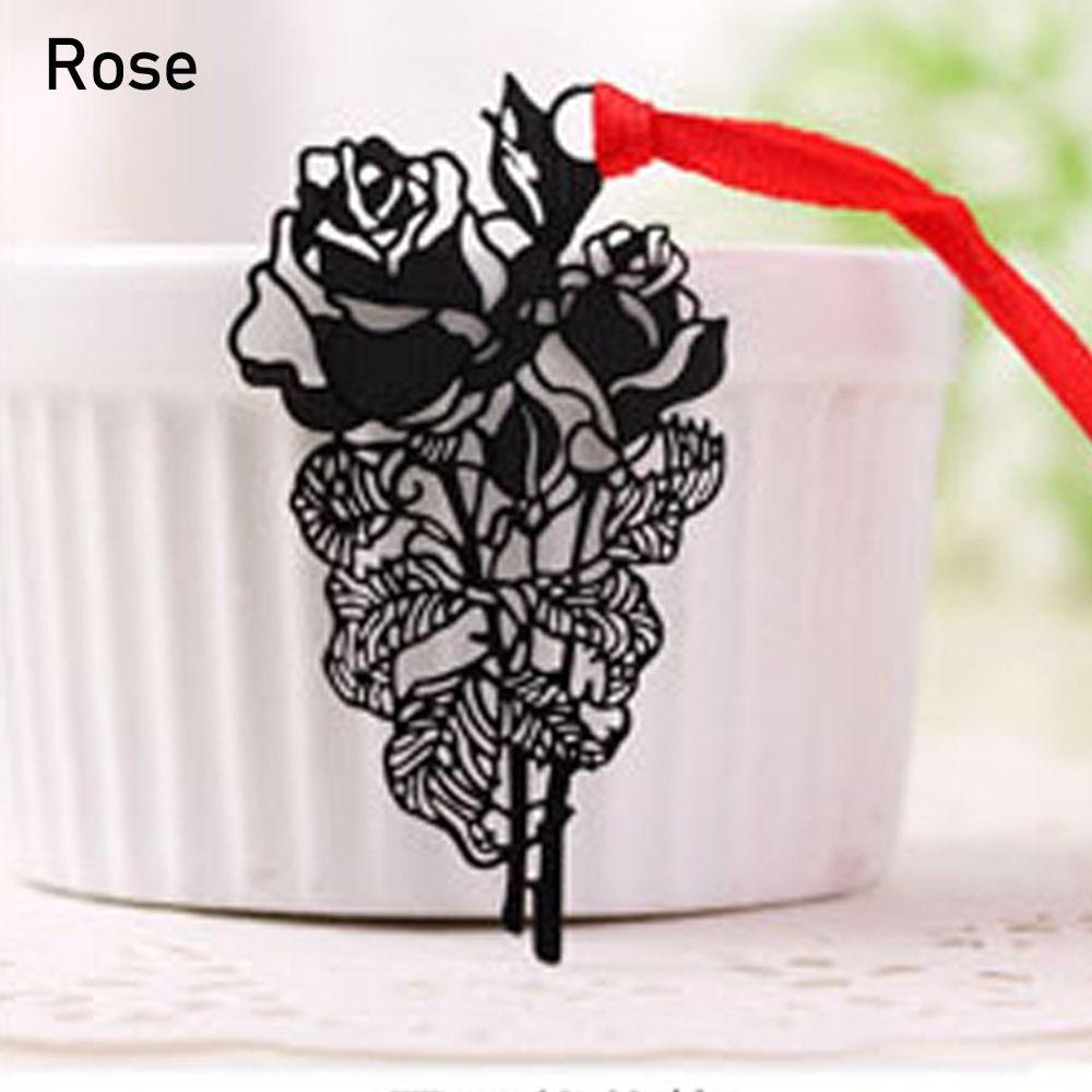 Metal Book Page Pagination Chinese Style Book Page Marker Portable Hollow Bookmark