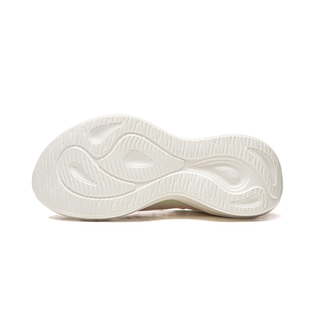 Li Ning Ling Bo 2 Thick Sole Height Increasing Soft Rebound Running Shoes Women Sneakers Cloud-White Pale-Pink Fairy-Green ARSW042-1