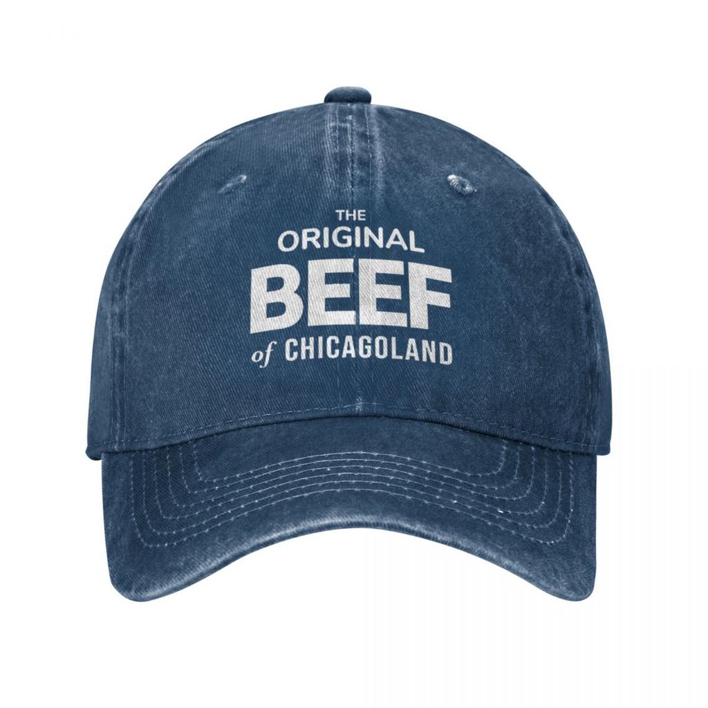 The Original Beef Of Chicagoland Baseball Caps for Men Women Distressed Washed Snapback Cap The Bear Tv Show Golf Hats Cap