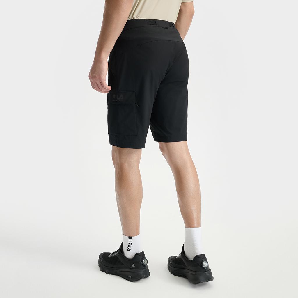 FILA Explorer Urban Minimalist Casual Outdoor Skin-Friendly Fashion Classic Versatile Solid Color Sports Shorts Men shorts A11M538803F-BK
