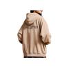 Anta Lifestyle Series Letter Zipper Hooded Fleece Jacket Unisex Jacket Beige 972338706-1