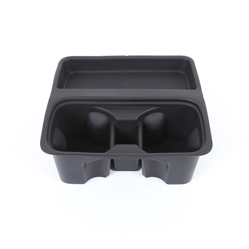For Land Rover Defender 110/90/130 2022-2024 modified central control wireless water cup holder silicone non-slip storage pad JW8