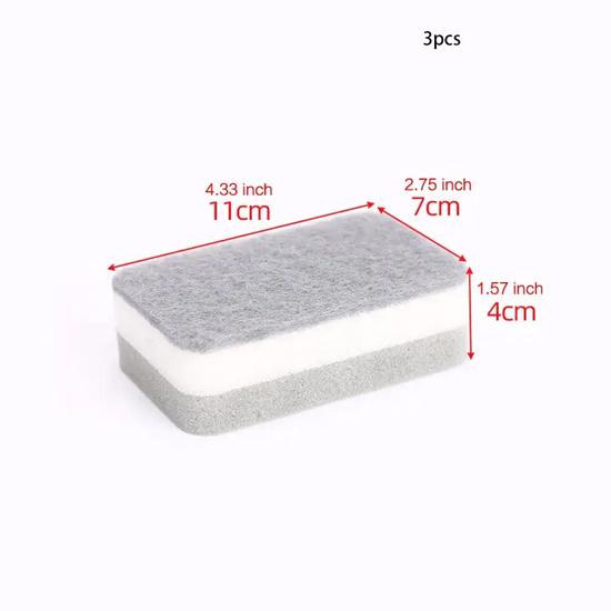 Küchenputzschwamm-Wischlappen, Scheuerschwamm-Wischlappen, Küchenzubehör 4 Stück, pro Packung