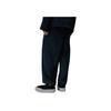 Li Ning X Jackie Chan Collaboration Kung Fu Series Solid Color Mid Waist Cuffed Loose Knit Sports Pants Men Pants Charcoal-Black AKXT177-2