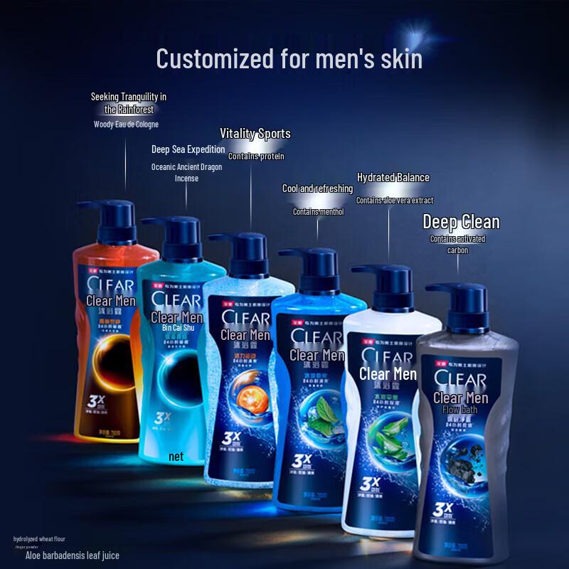 Clear Men's Oil Control Shower Gel