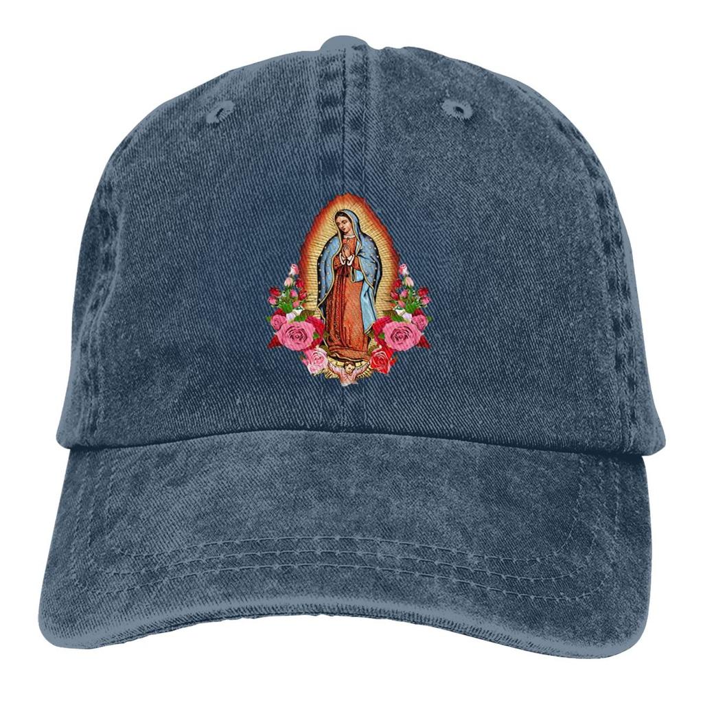 Cappellino da Baseball Unisex La Virgen De Guadalupe Cappellino in Cotone Lavato Vintage Casual per Sport all'Aperto