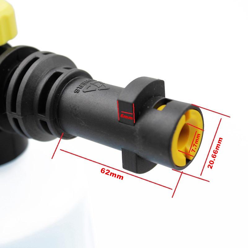 Foam Cannon for Karcher K2 K3 K4 K5 K6 K7 Adjustable Snow Cannon Foam Lance Kit Pressure Washer Nozzle Car Wash Gun