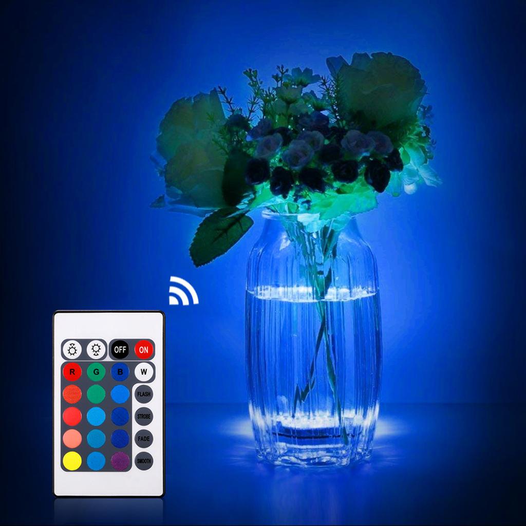 Submersible LED Lights RGB Waterproof IP65 Underwater Lamps with Remote Control