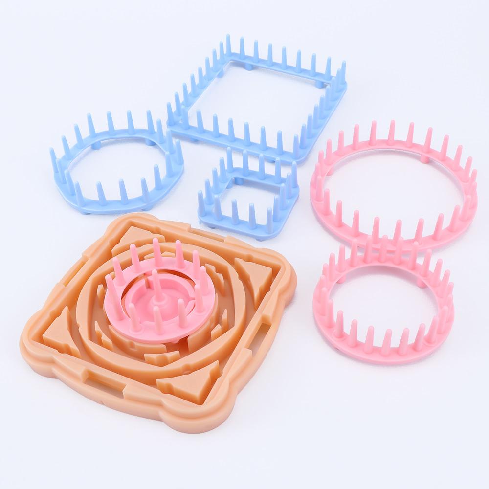 Pattern Knitting Flower Loom Set Knitting Tools Flower Knitting Wool Yarn Knitting Flower Loom