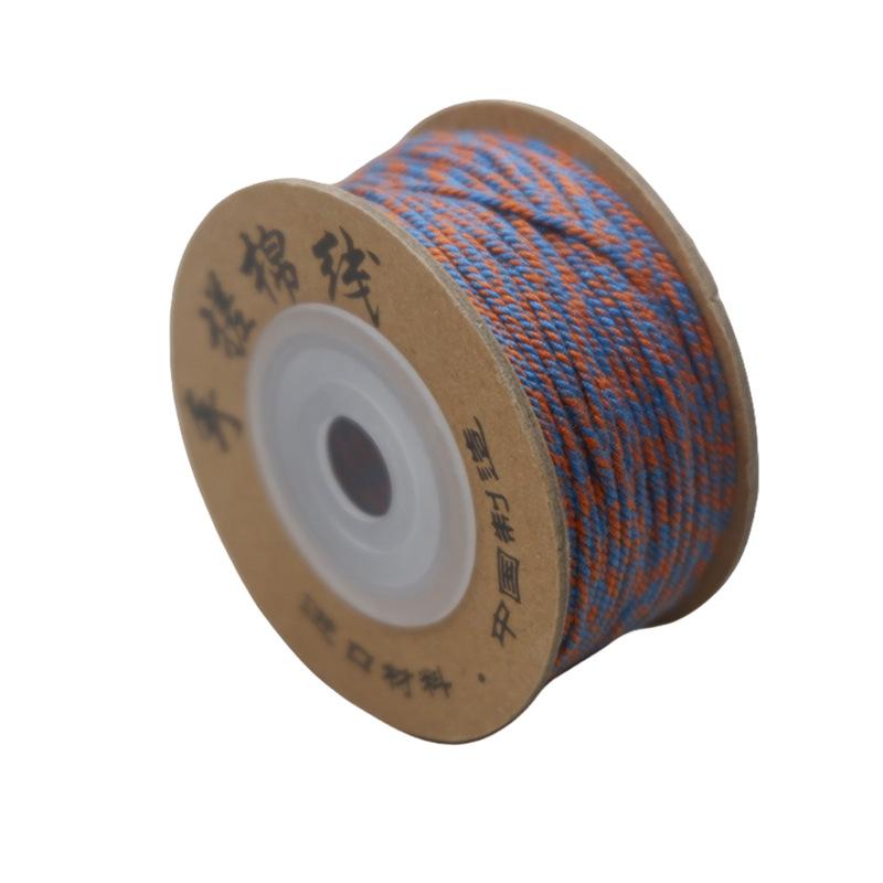 Dragon Boat Festival Multicolored Rope Diy Multicolored Rope Hand-Woven Self-Woven Hand Rope Material Bracelet Tibetan Hand Rubbing Cotton Thread Rope