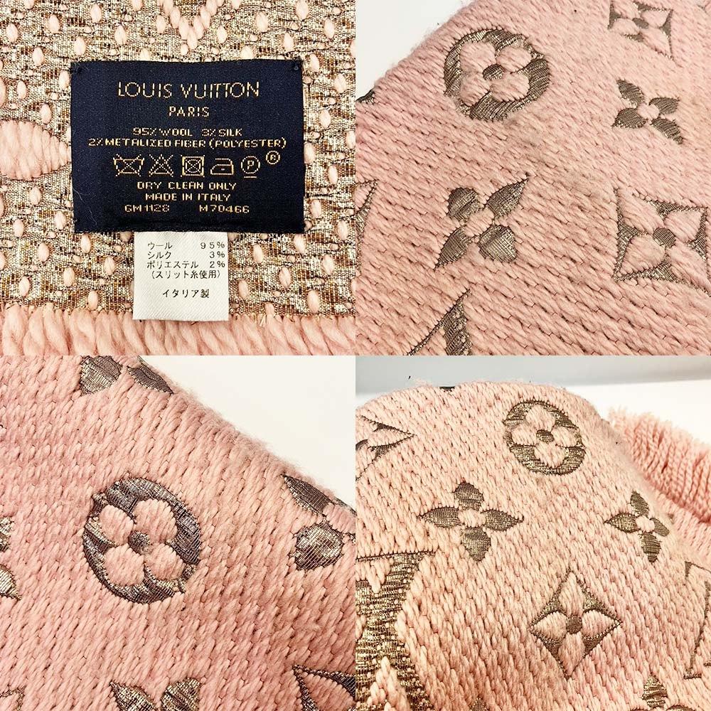 Used LOUIS VUITTON Escalp Logo ManiaScarf silk/wool Women