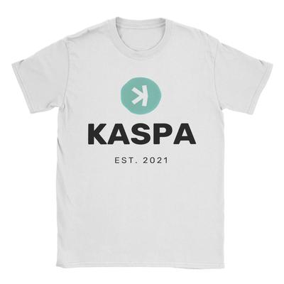 Kaspa Krypto Milionář Loading Tričko z čisté bavlny pro muže Letní Y2K Retro Trička s kulatým výstřihem Harajuku Oversized Potisk Oblečení