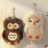 Hanging Owl Chenille Hand Towel Soft Funny Hand Towel New Chenille Towel