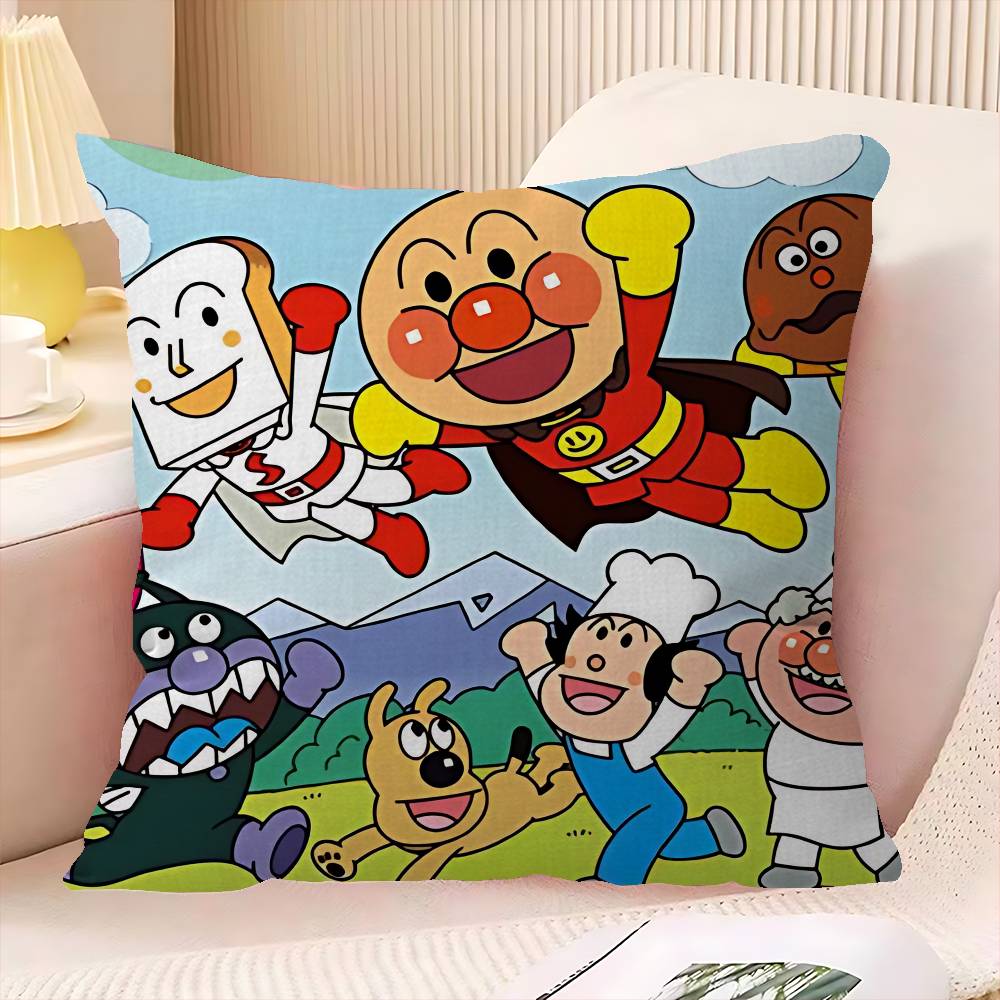 Classic Anime AAnpanmans Pillowcase Toon Gift Cushion Cover Bedroom Home Sofa Chair Seat Decor Pillow Case
