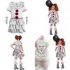 Halloween It Clown Role Playing Costume Set Children Dress For Costume Party
