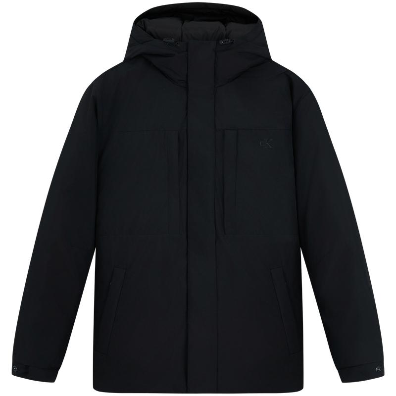 

Calvin Klein Повседневная парка с капюшоном из 90% утиного пуха для улицы Мужская верхняя одежда 4RD535G XXL