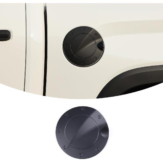 

Aunginsy Car Fuel Tank Cap Trim Cover Compatible with Toyota Tundra 2022 2023 2024 2025 2026, ABS Fuel Filler Door Oil Gas Cap Panel Anti-Scratch матовый черный