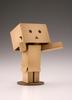 Kaiyodo Revoltech Danbo Mini, approximately 80mm tall, non-scale PVC & ABS painted action figure