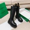 Double Tube Circumference Knight Boots Plus Large Tube Circumference Tall Tube Thick Leg Boots Martin Boots Fat Mm Cigarette Boots Large Size Women's