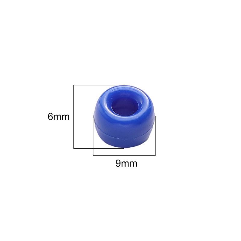 9x6mm Mixed Style Acrylic Barrel Beads for DIY Bracelet & Necklace Making