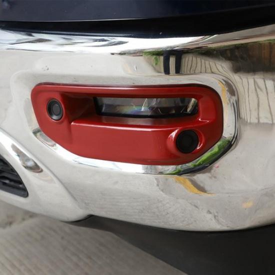 Car Front Fog Light Lamp Cover Trim For Dodge RAM 1500 -2024 Accessories Red