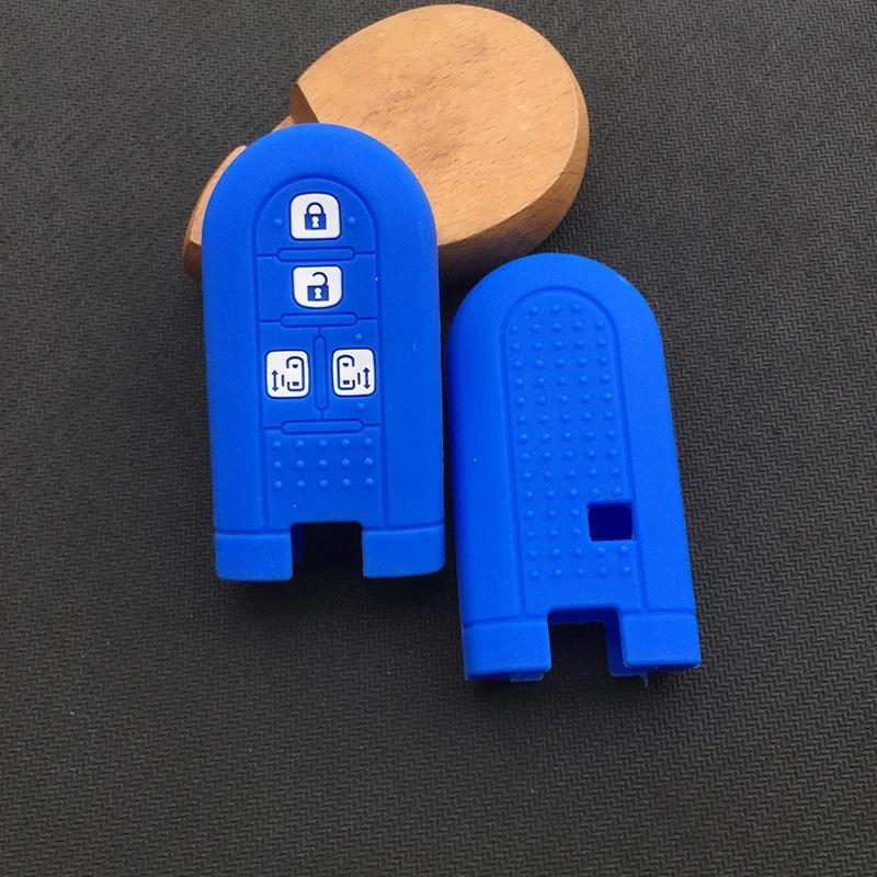 ZAD Silicone Car Key Case Cover for Toyota Daihatsu Tanto LA600S Move Custom LA150S Moovecanvas LA800S Tanto Custom LA600S Ke