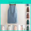 Household Waterproof Printed Oilresistant Kitchen Apron Work Storages Easy