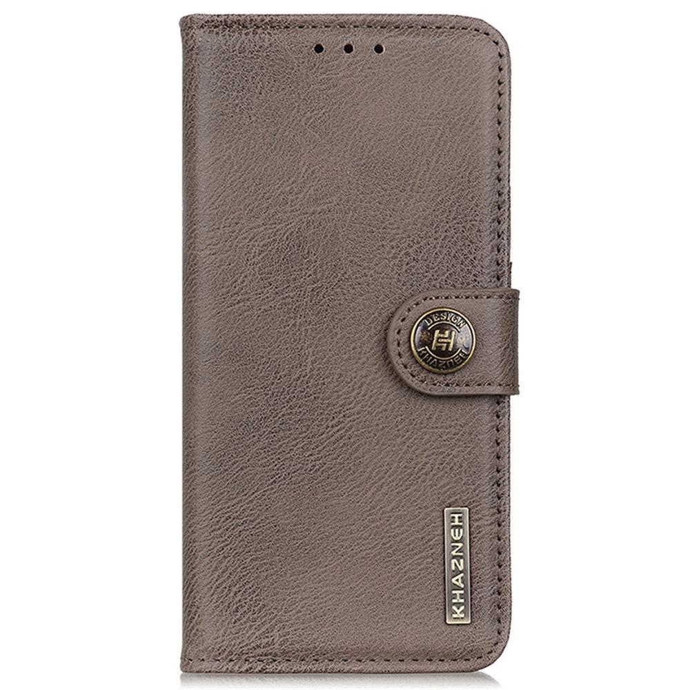 KHAZNEH For Motorola Edge 50 Neo 5G/Moto S50 5G/Thinkphone 25 5G Wallet Case Cowhide Texture Leather Flip Phone Cover